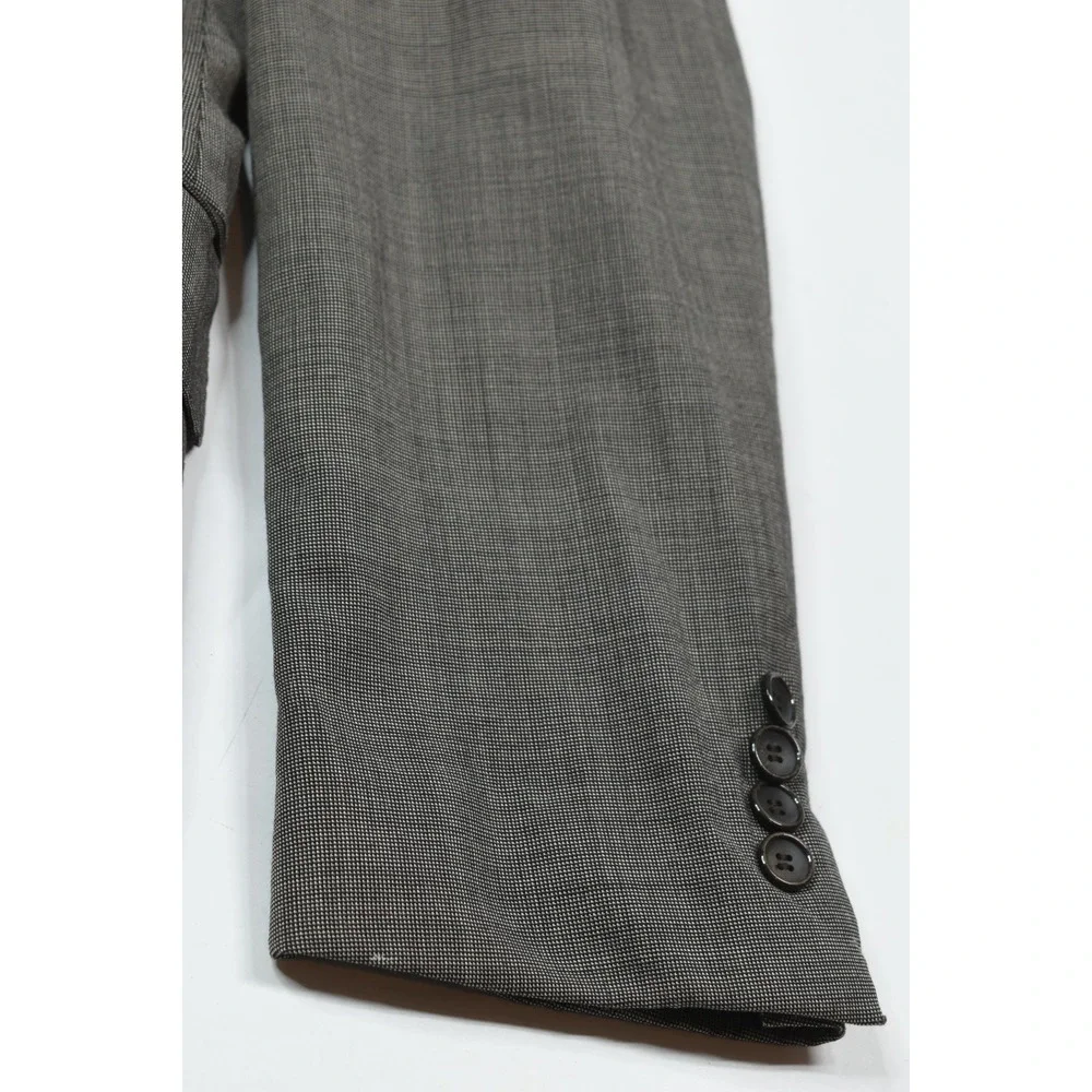 Hugo Boss Sportscoat Blazer Mens 40R Brown Two-Button Slim Fit Super 100 Wool